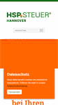 Mobile Screenshot of hsp-steuerberater-hannover.de
